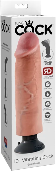 10 Vibrating Cock (Flesh)