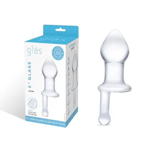 5 Glass Juicer Anal Plug