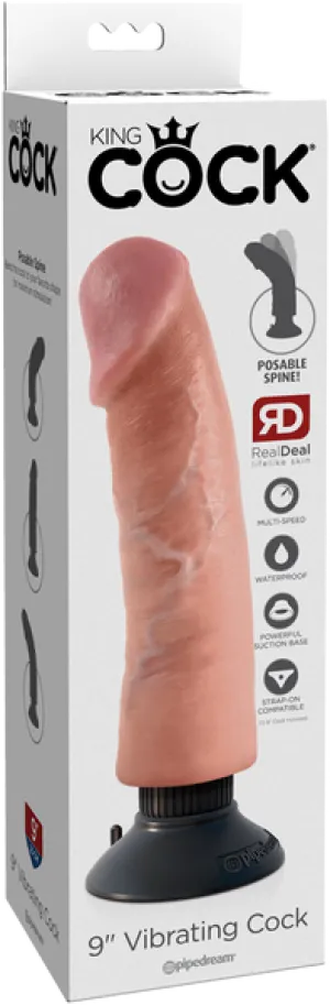 9 Vibrating Cock (Flesh)