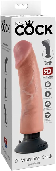 9 Vibrating Cock (Flesh)