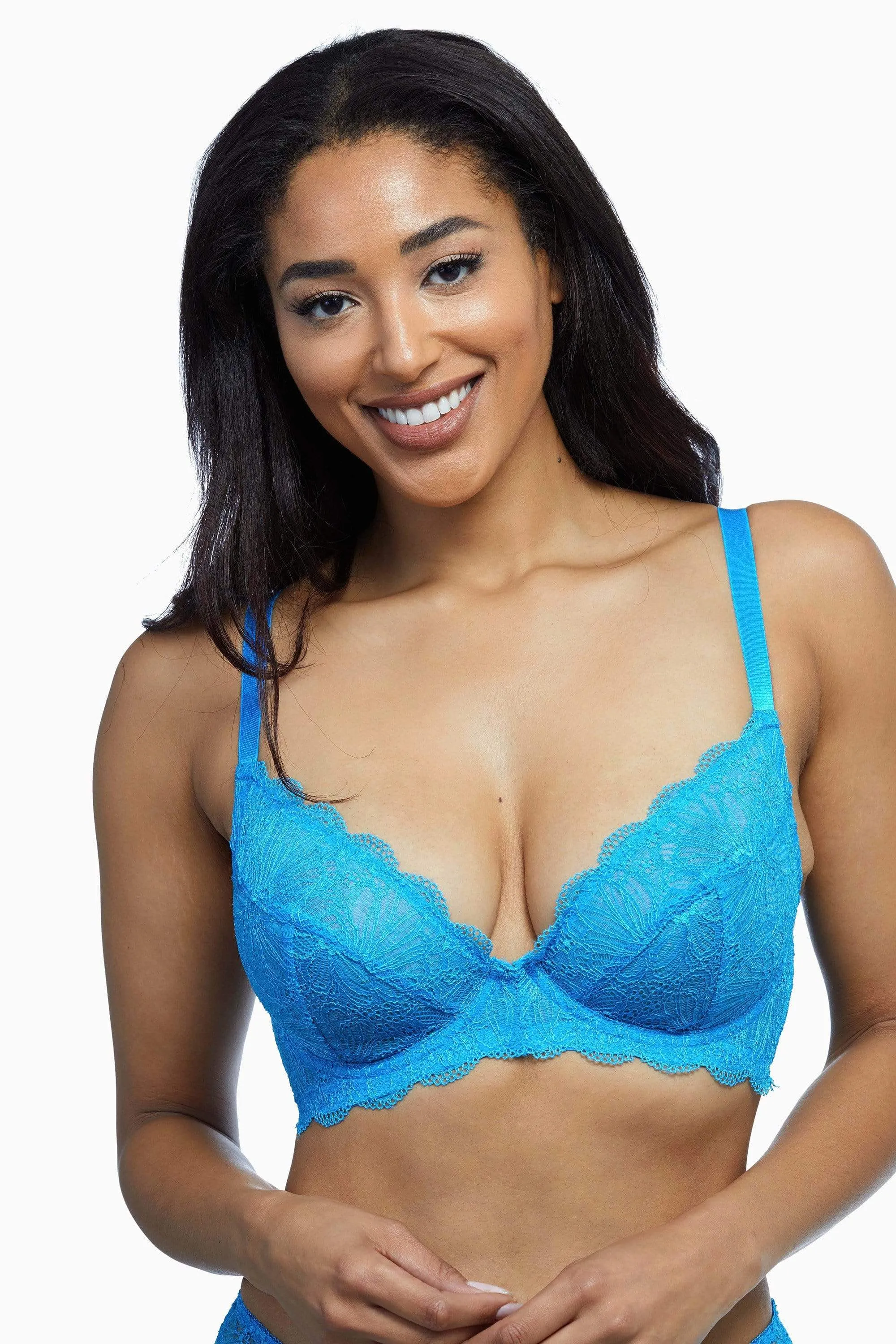 Ariana Everyday Lace Bra Bright Aqua