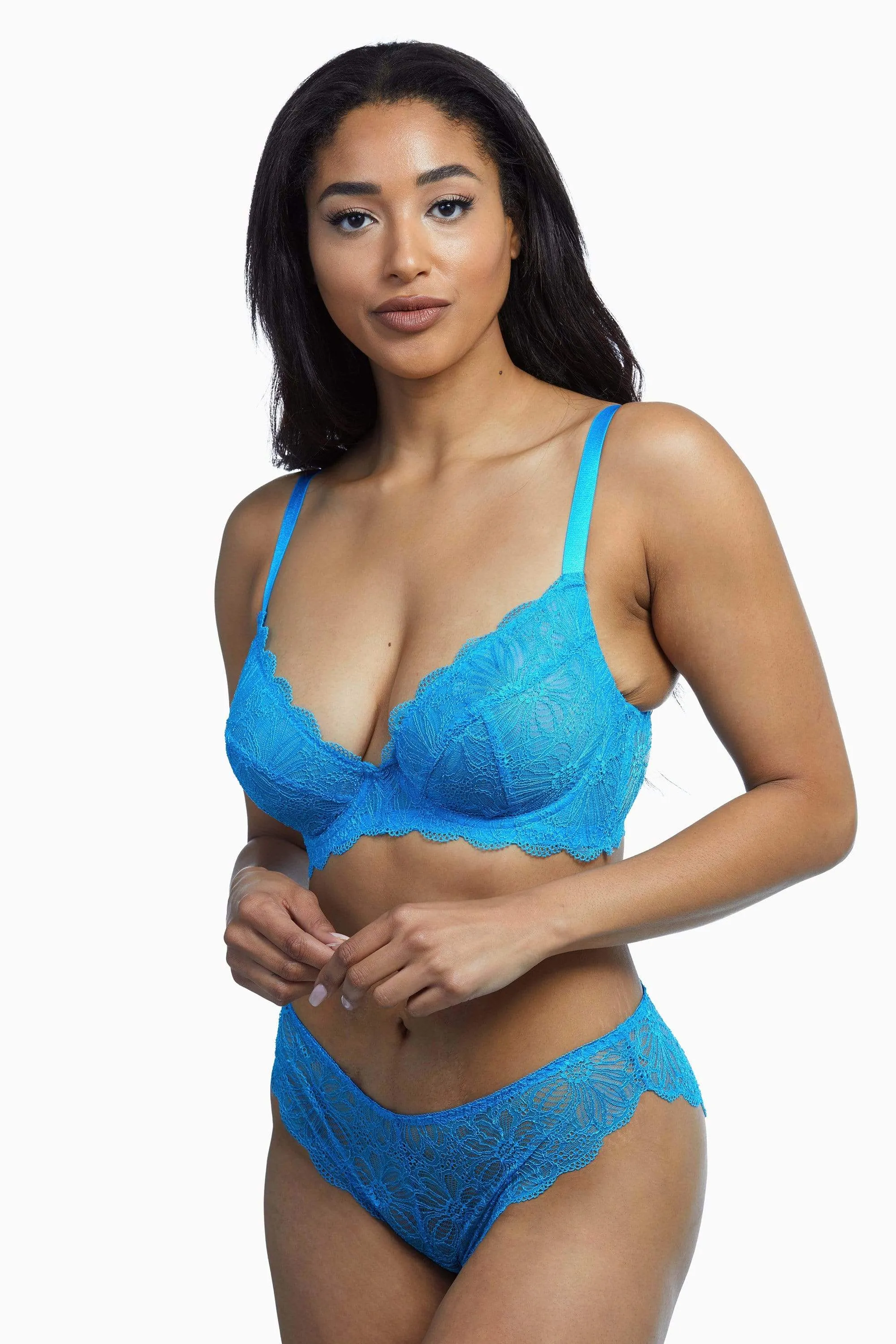 Ariana Everyday Lace Bra Bright Aqua