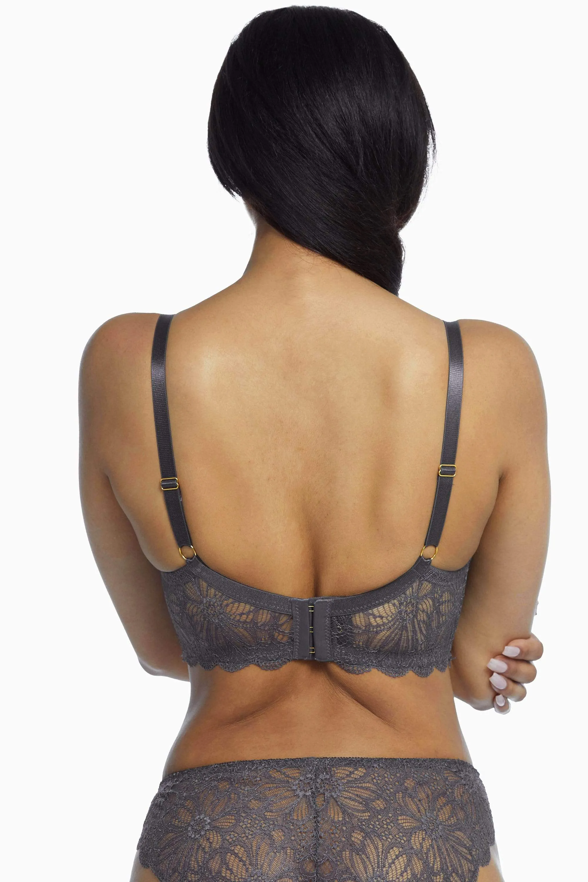 Ariana Everyday Lace Bra Steel Grey