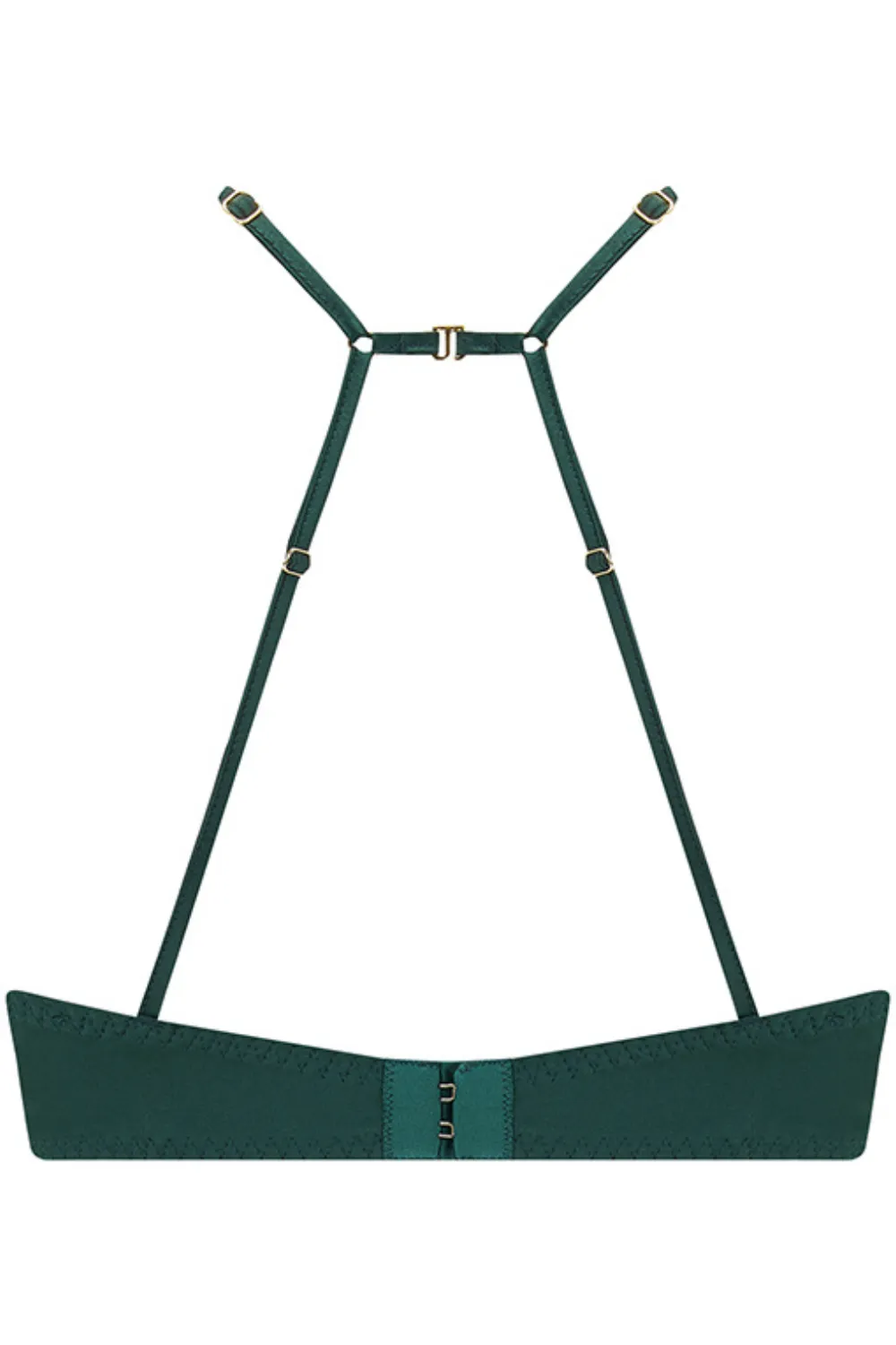 Athena Quarter Cup Bra Green. Size S (UK 8-10)
