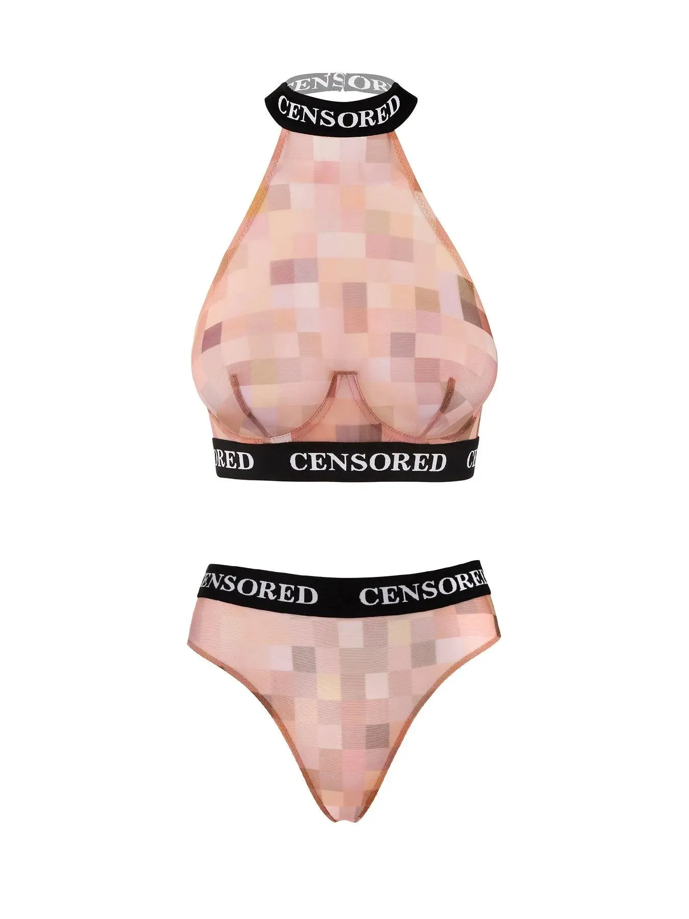 BASIC LINGERIE SET CENSORED LOVE