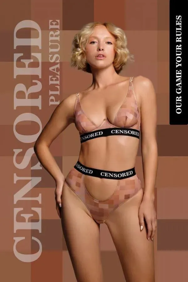 BASIC LINGERIE SET CENSORED PLEASURE