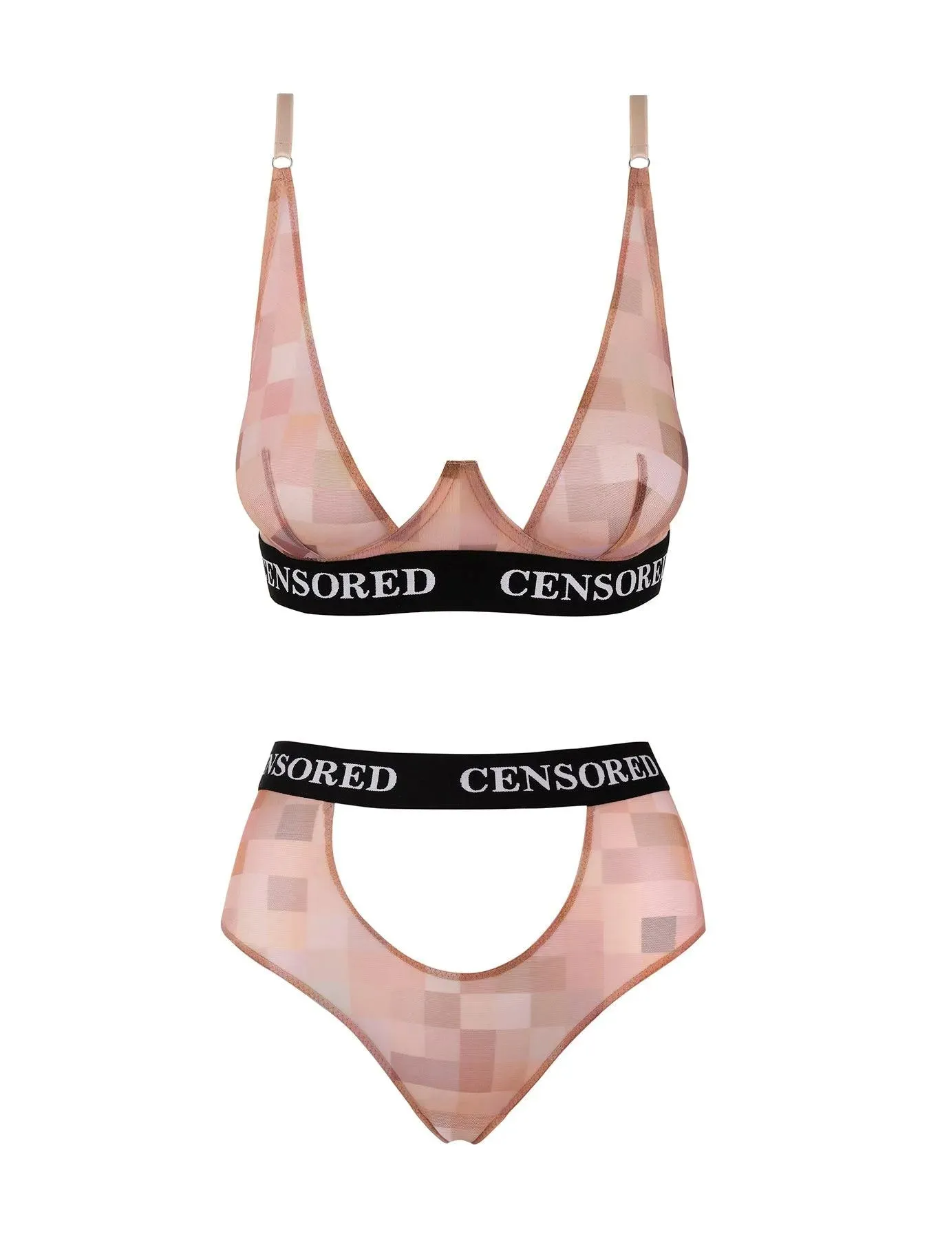 BASIC LINGERIE SET CENSORED PLEASURE