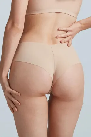 Classic Solid Girl Short Beige