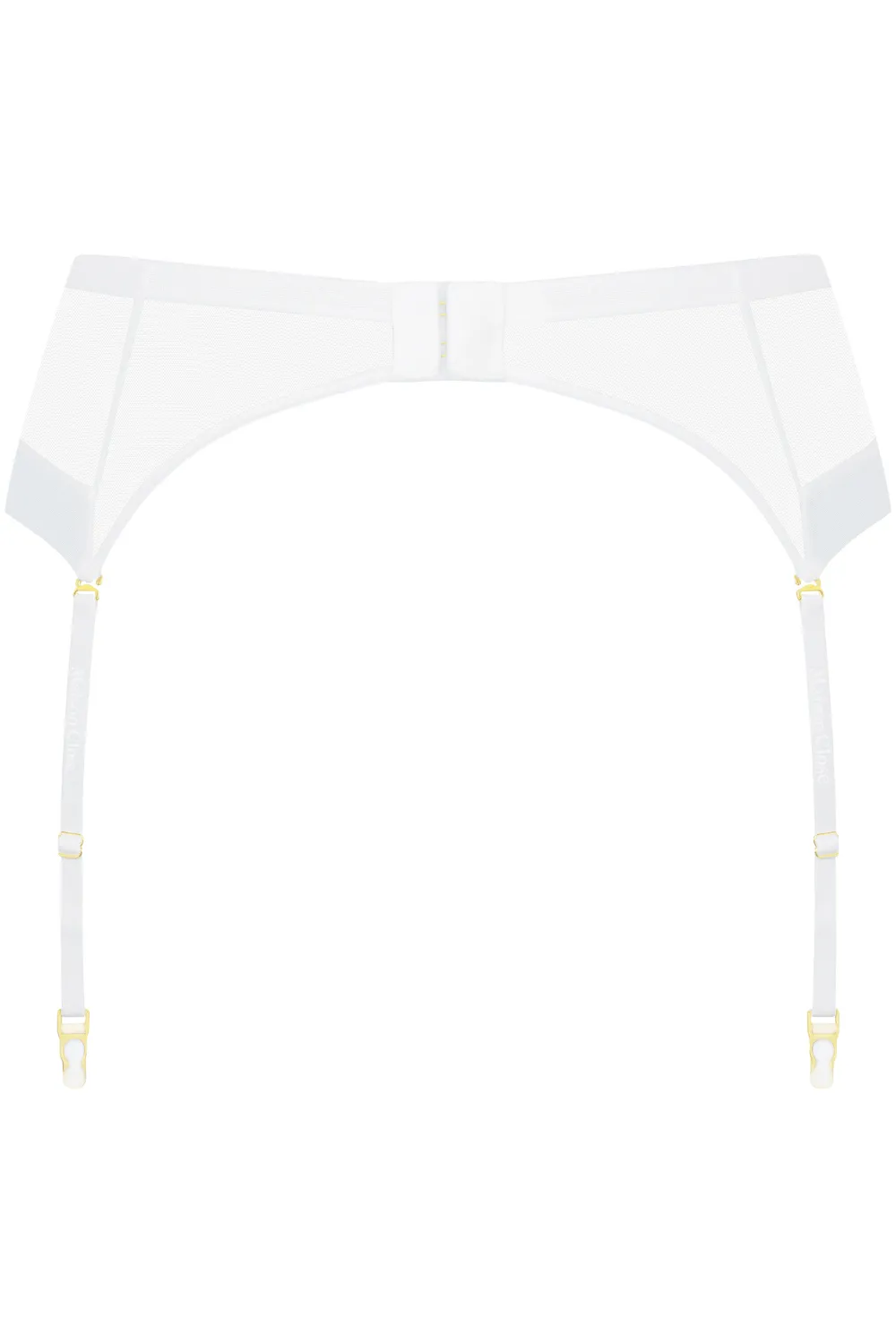 Corps à Corps Suspender Belt White