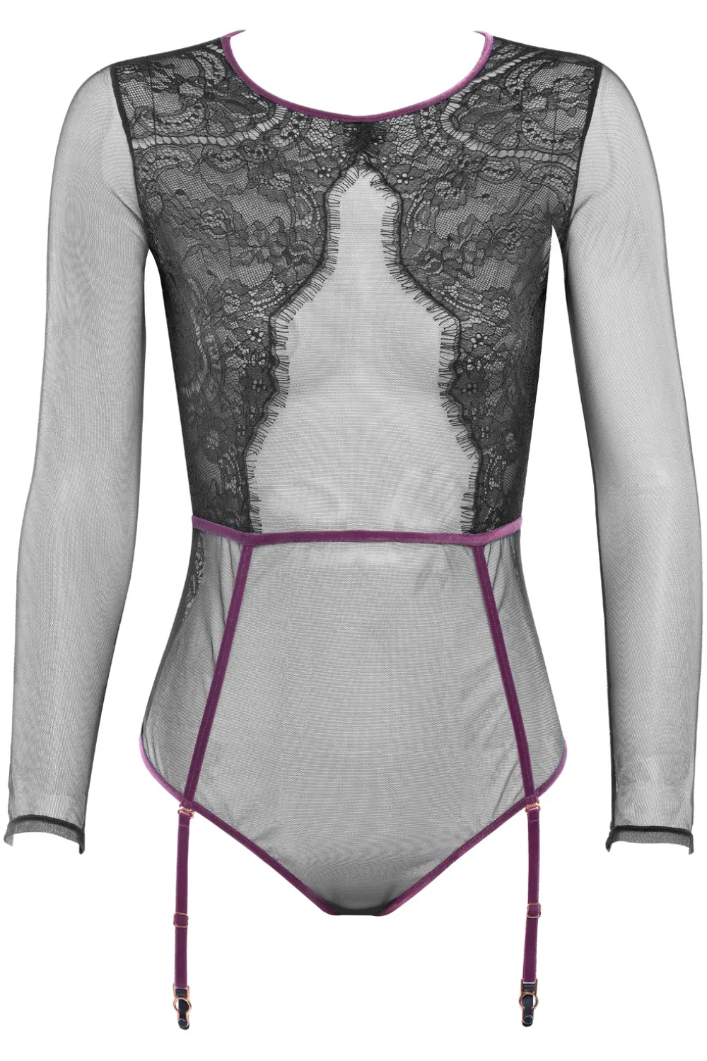 Coup de Foudre Long Sleeve Thong Body. Size S (UK 6-8)