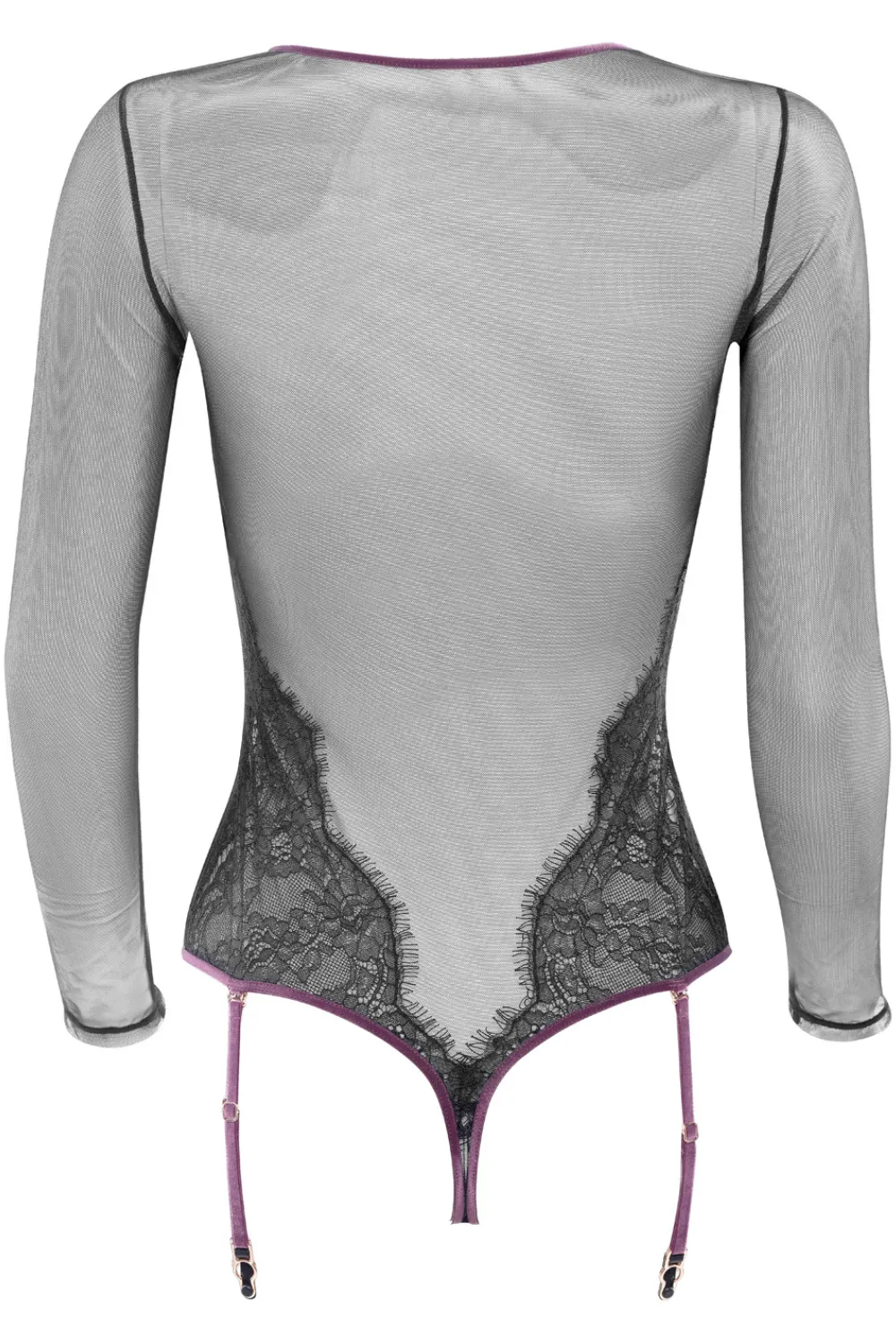 Coup de Foudre Long Sleeve Thong Body. Size S (UK 6-8)