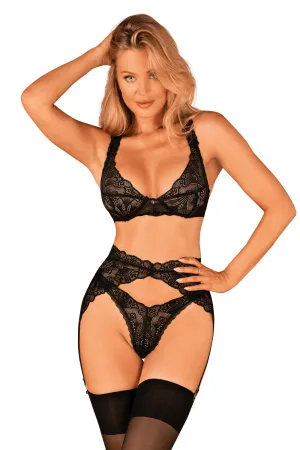 Donna Dream Bra. Thong & Suspender