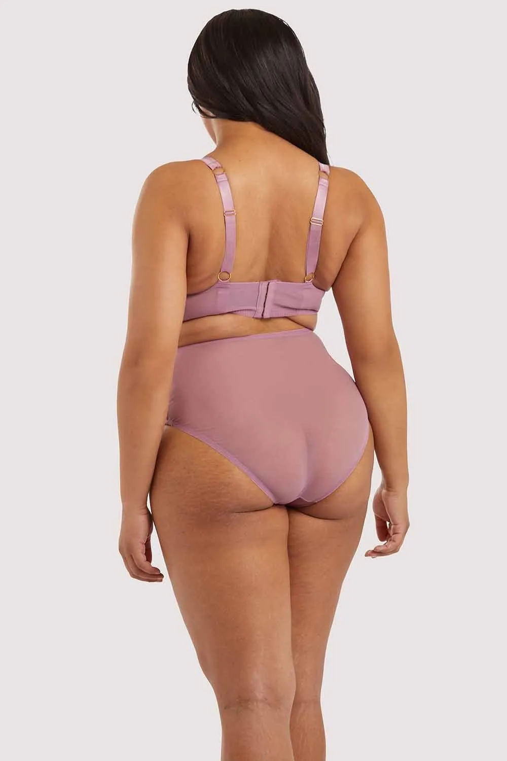 Eagan Blush Satin Bralette