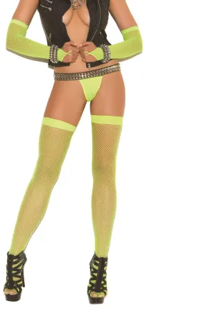 Fishnet Thigh Highs