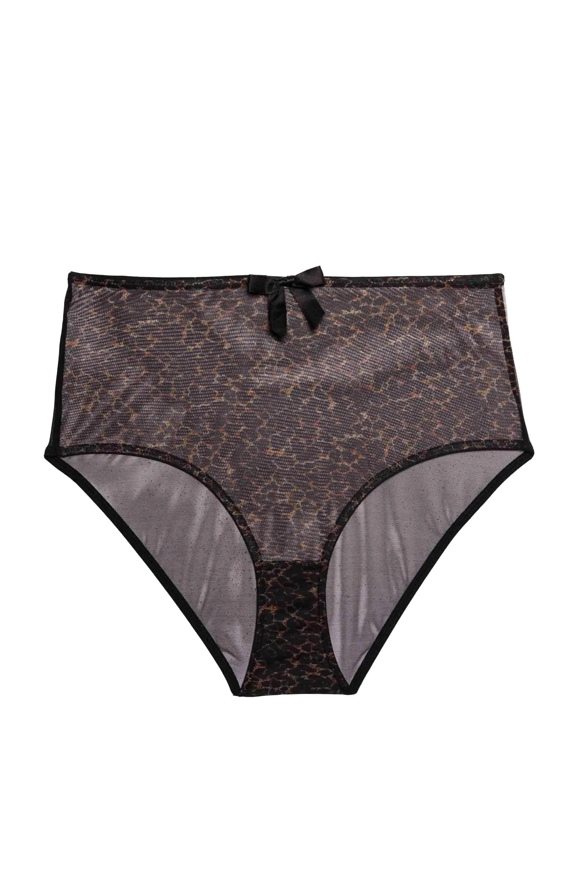 Hazel Leopard Print Classic High Waist Brief