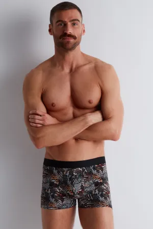 Homme Men's Modal Cotton Owls Boxer