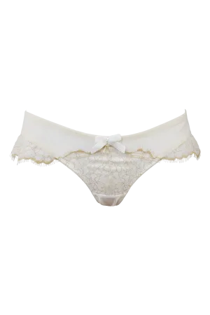 Karine Bridal Ivory/Gold Brief Curve