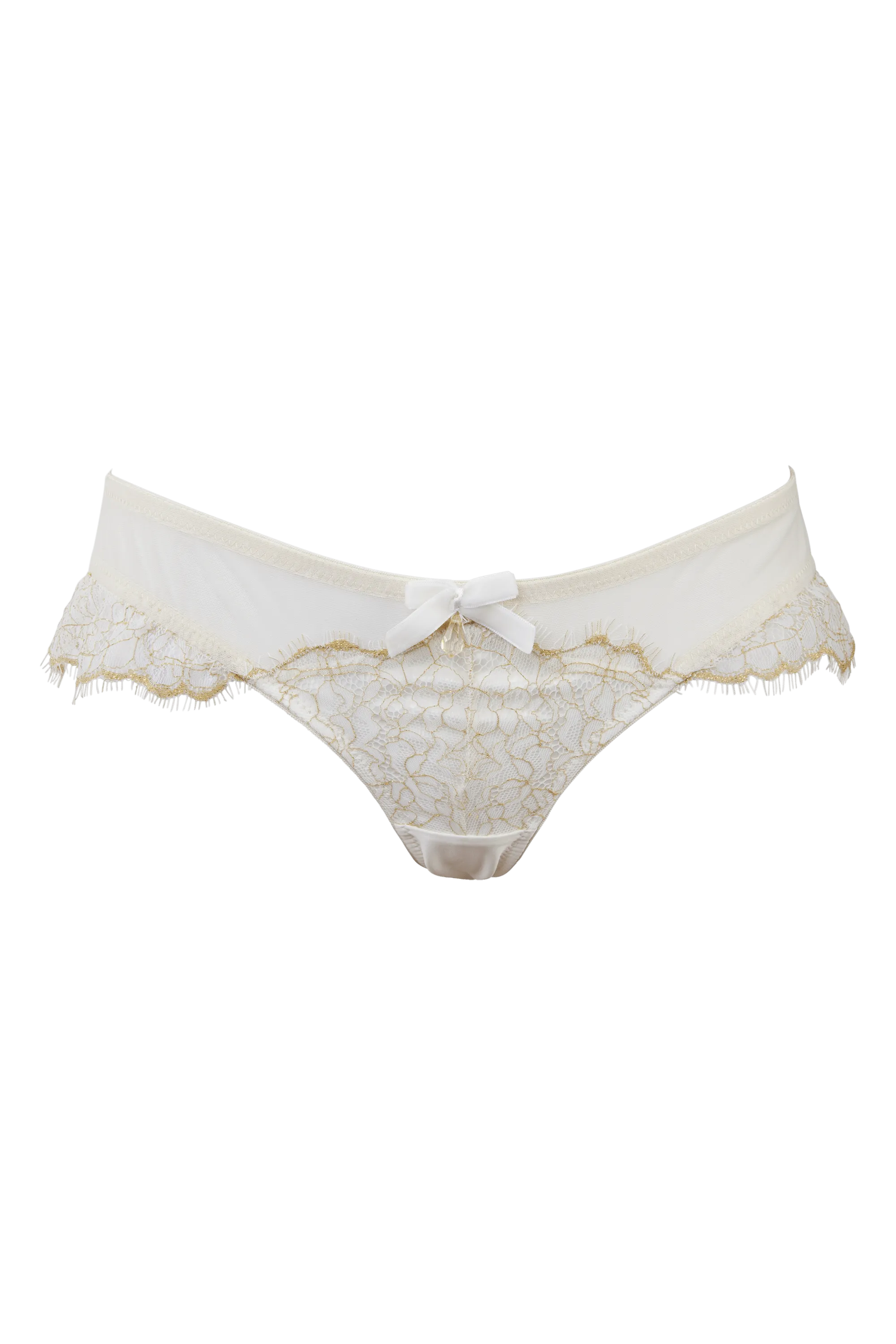 Karine Bridal Ivory/Gold Brief Curve