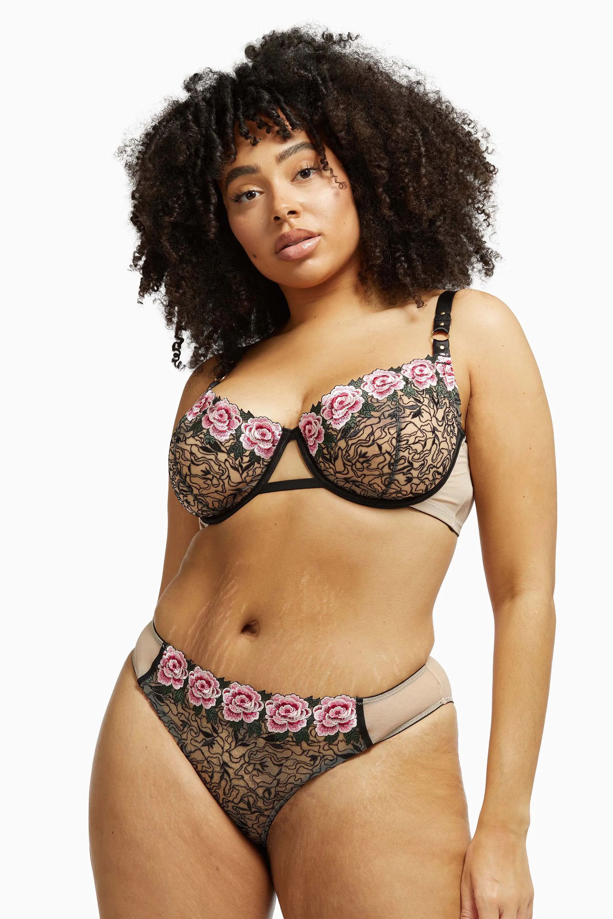 Katy Rose Embroidered Bra