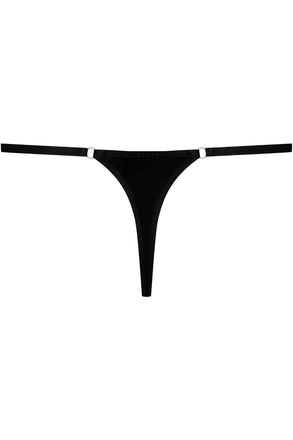 La Femme Amazone Mini Thong Black