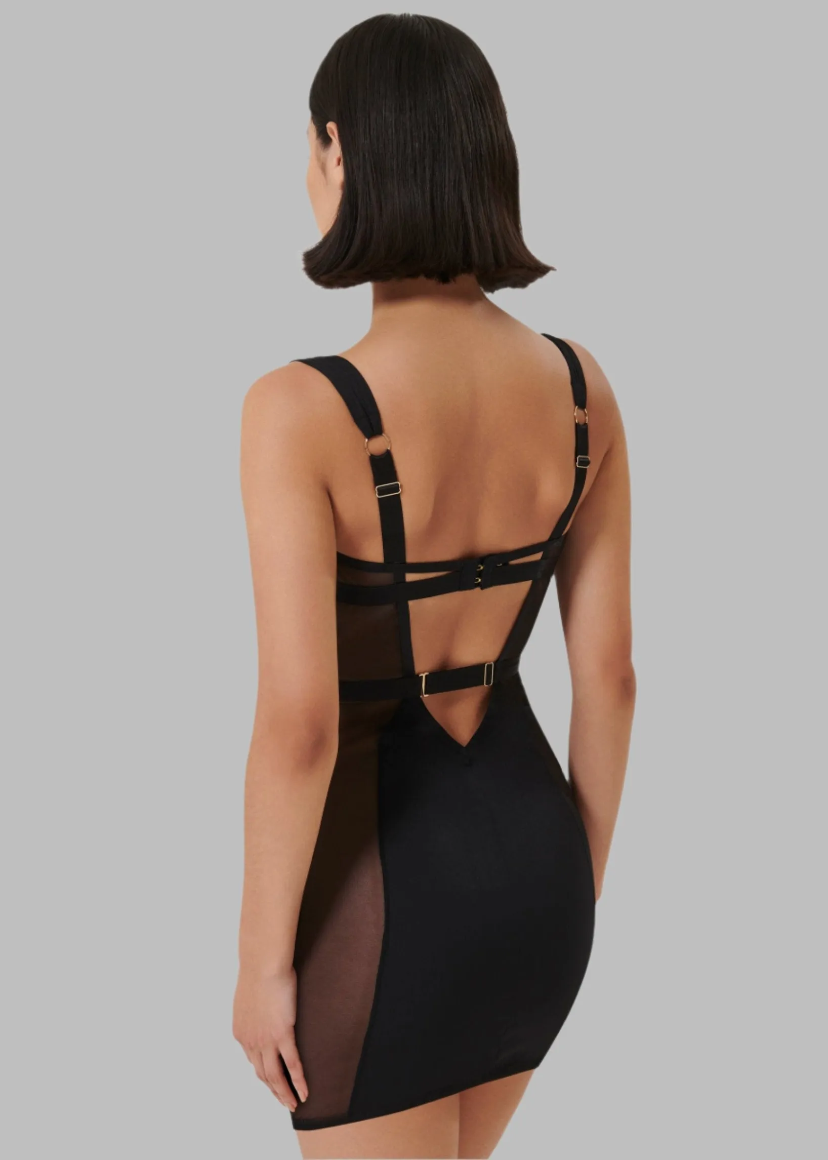 Lara Wired Dress (Black)