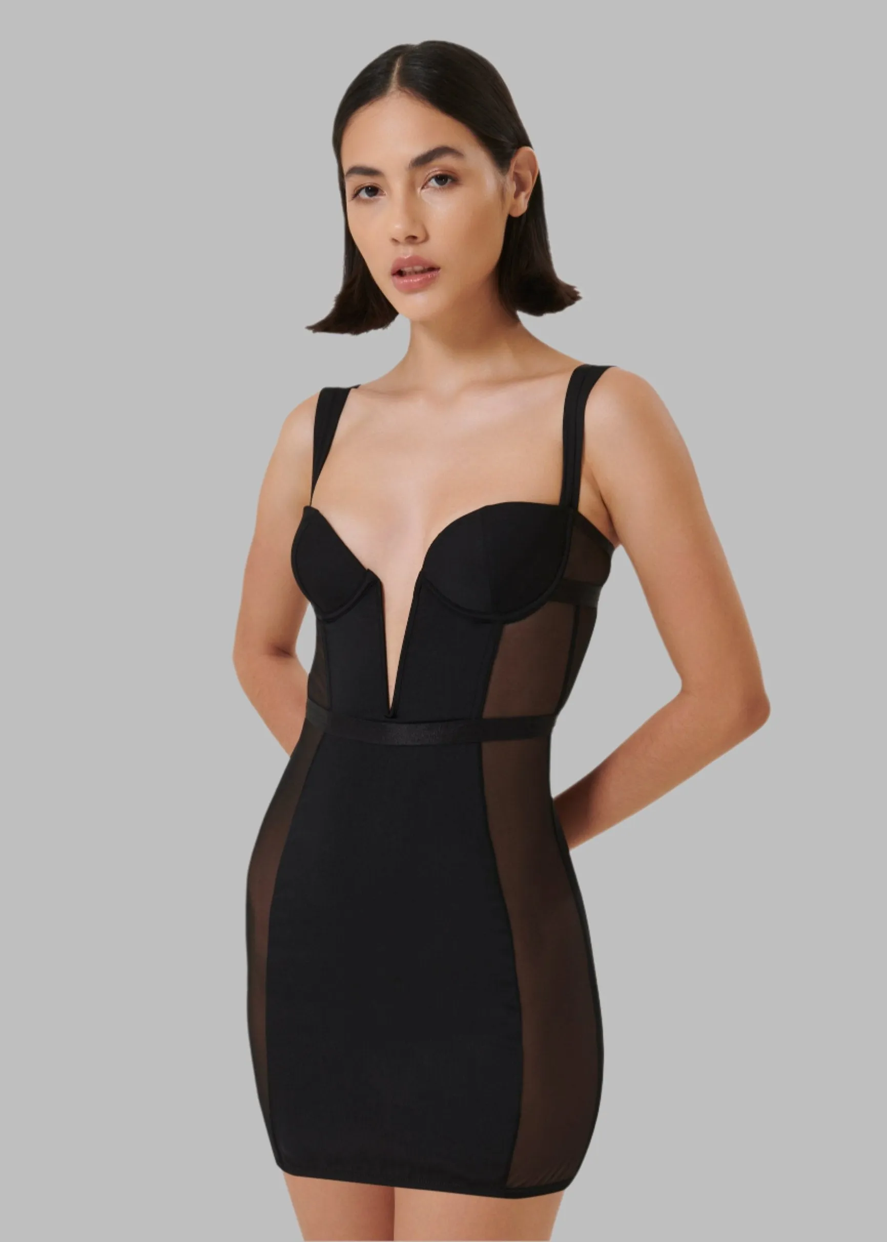 Lara Wired Dress (Black)