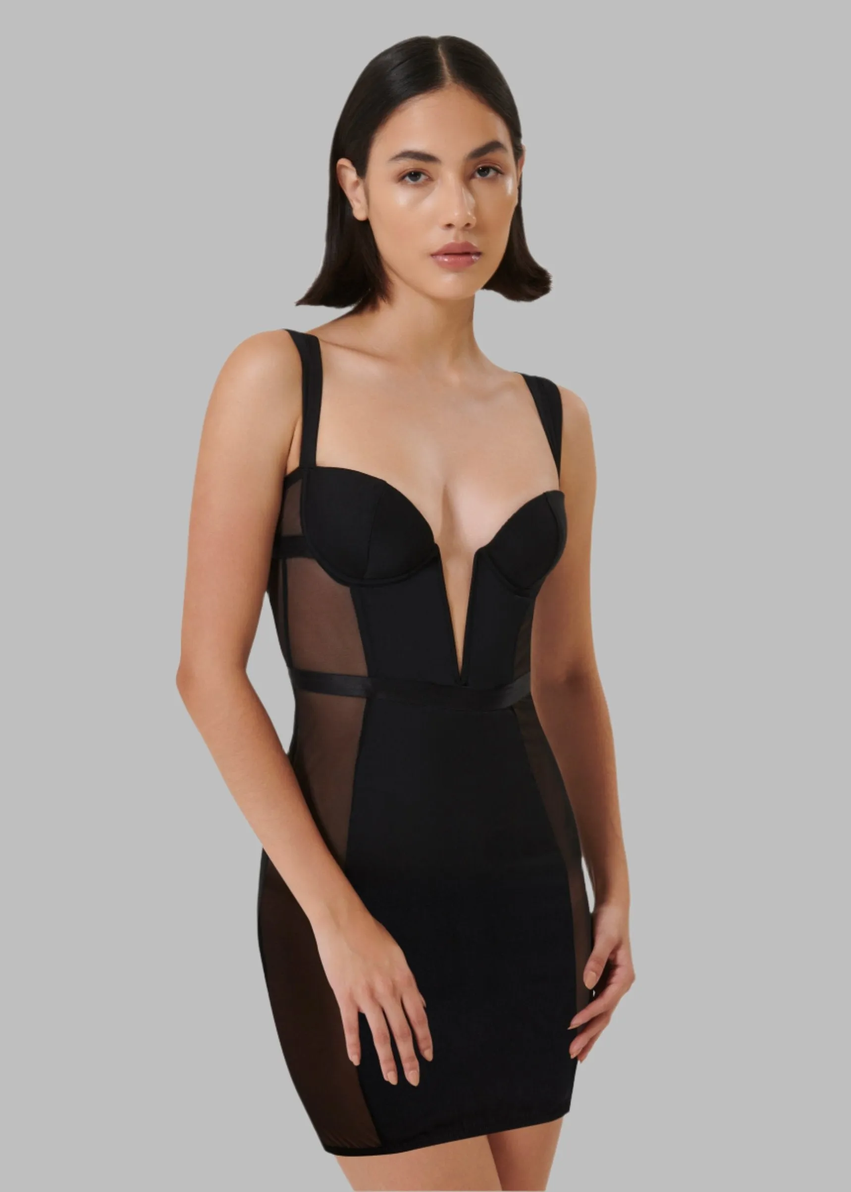 Lara Wired Dress (Black)