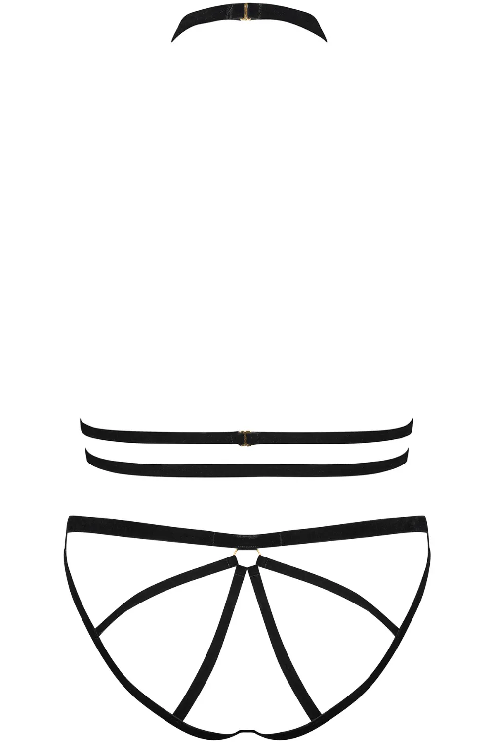 Les Fétiches Velvet Harness & Open Brief