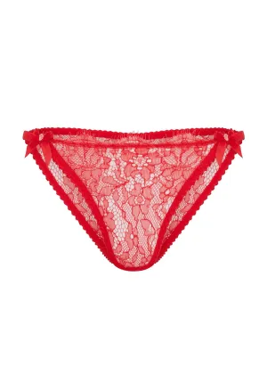 Lorna Lace Knicker Brief (Red)