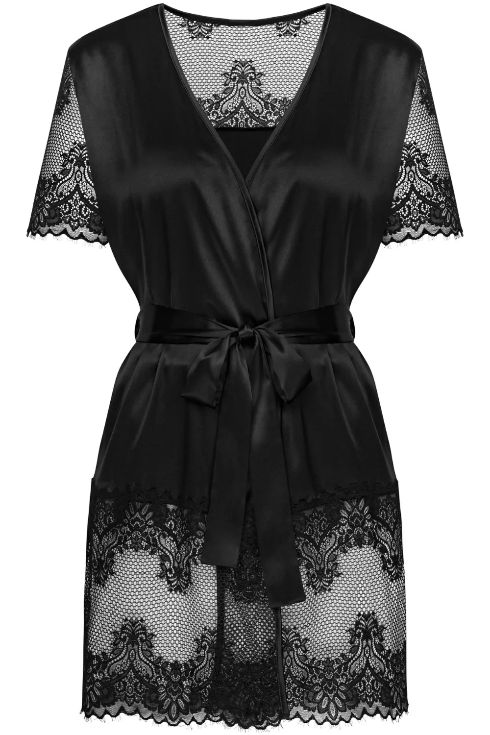 Maderris Satin Peignoir. Size XS-S (UK 6-8)
