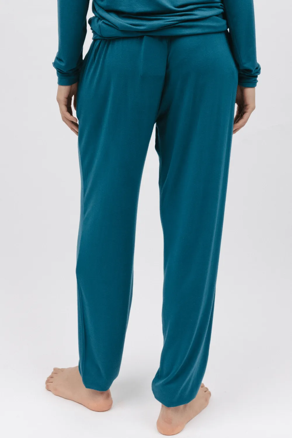Maple Teal Jersey Pants. Size UK 8