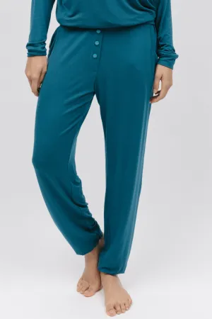 Maple Teal Jersey Pants. Size UK 8