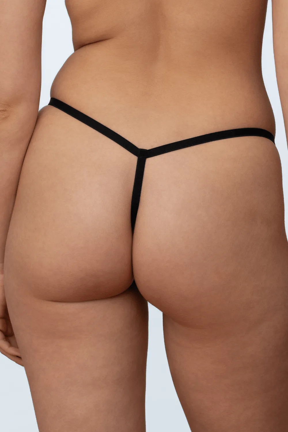 Muse - Margot G String in Black. Size XL (UK 14-16)
