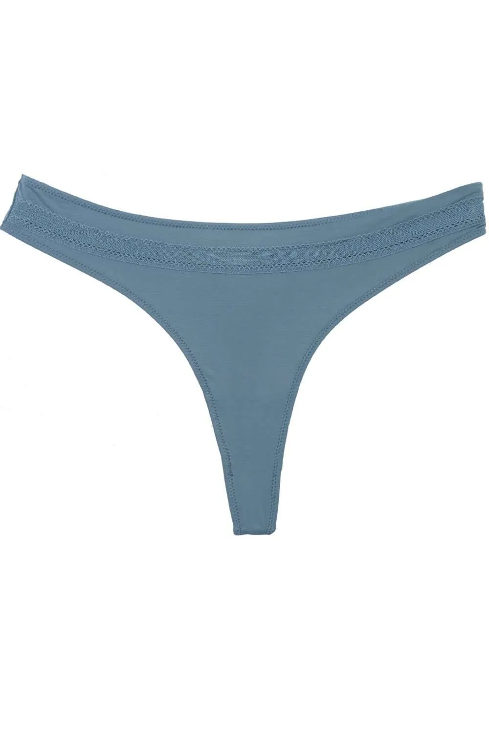 Nano Thong in Blue. Size XS (UK 6)