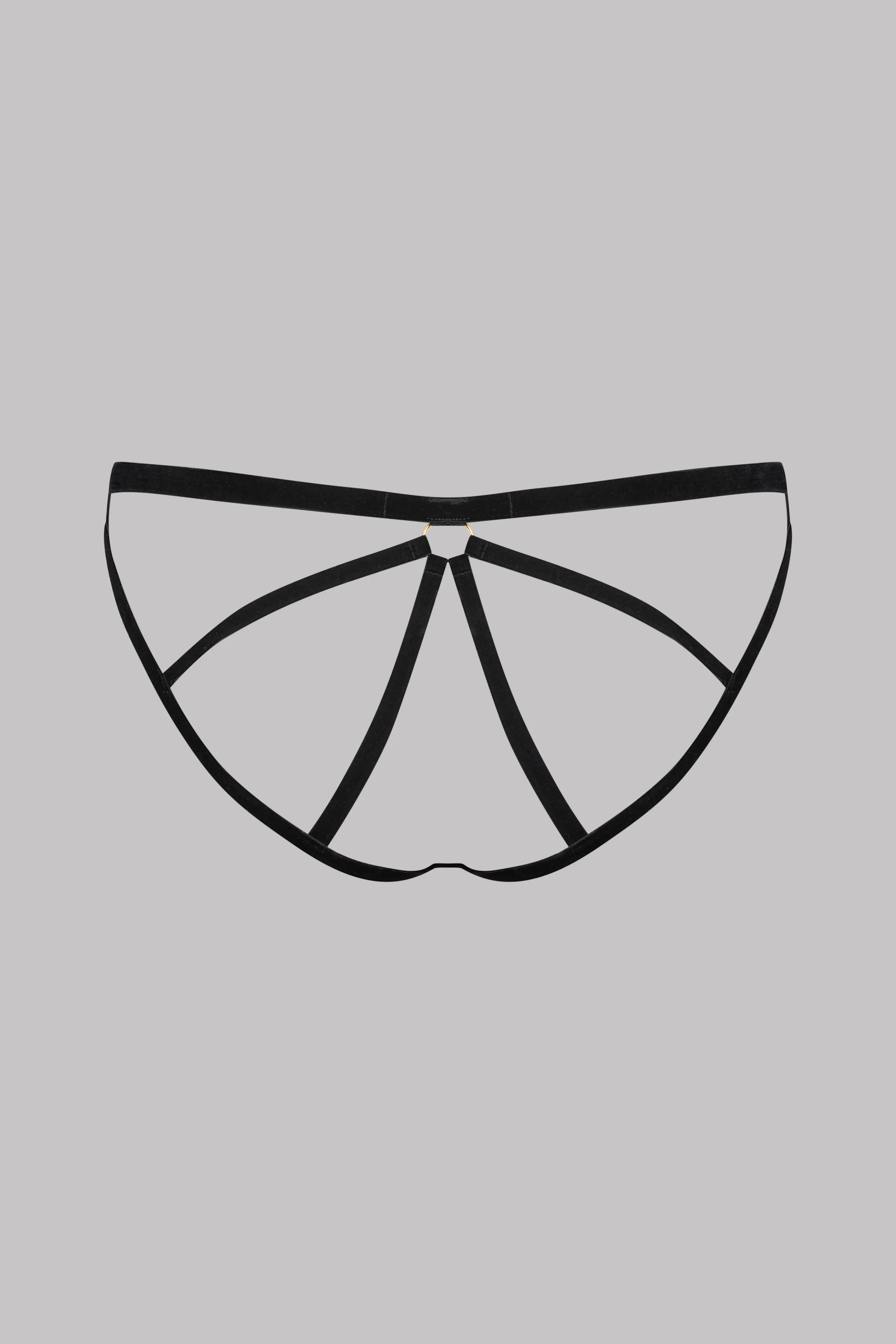 Nude velvet panties - Les Fétiches