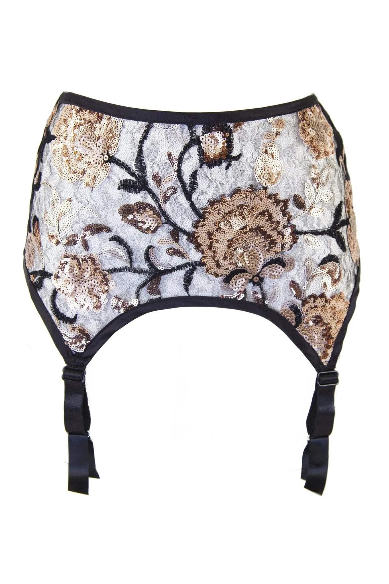Peek & Beau - Anna Sequin Suspender Belt