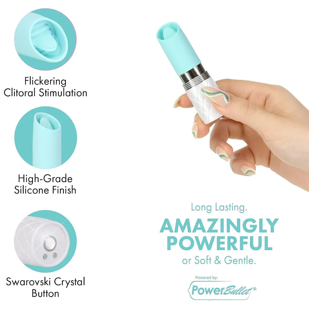 Pillow Talk Lusty Flickering Massager Teal