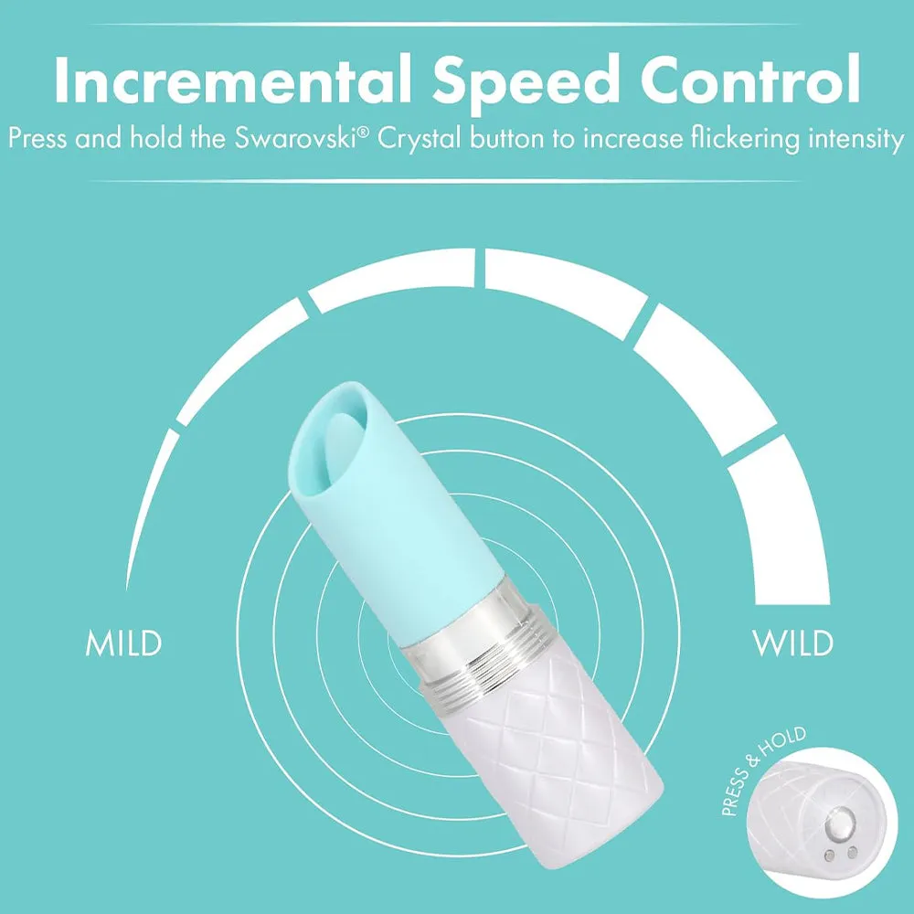 Pillow Talk Lusty Flickering Massager Teal