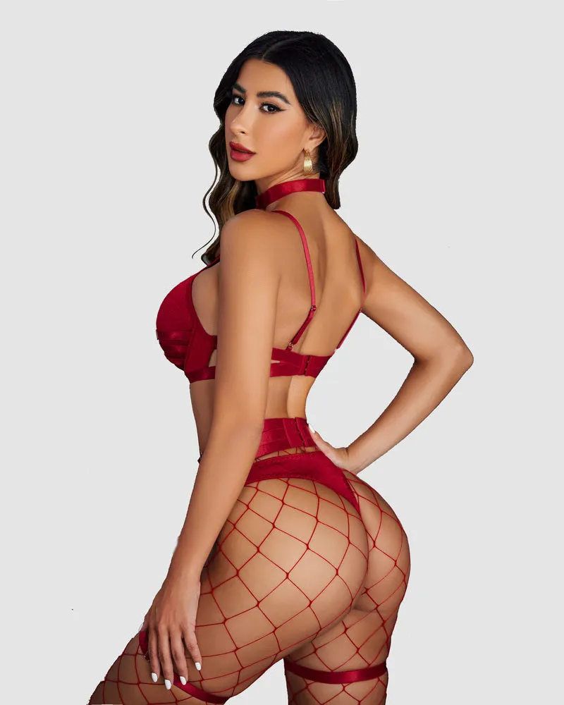 Push Up Bondaged 5 Piece Set (DE Only)