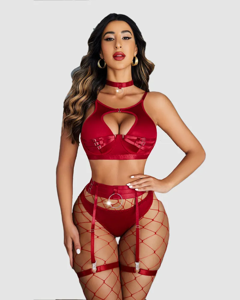 Push Up Bondaged 5 Piece Set (DE Only)