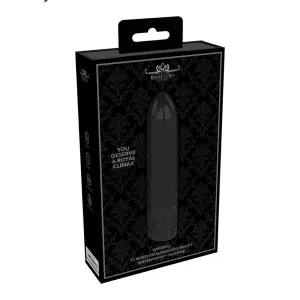 Royal Gems Imperial Rechargeable Silicone Bullet Black