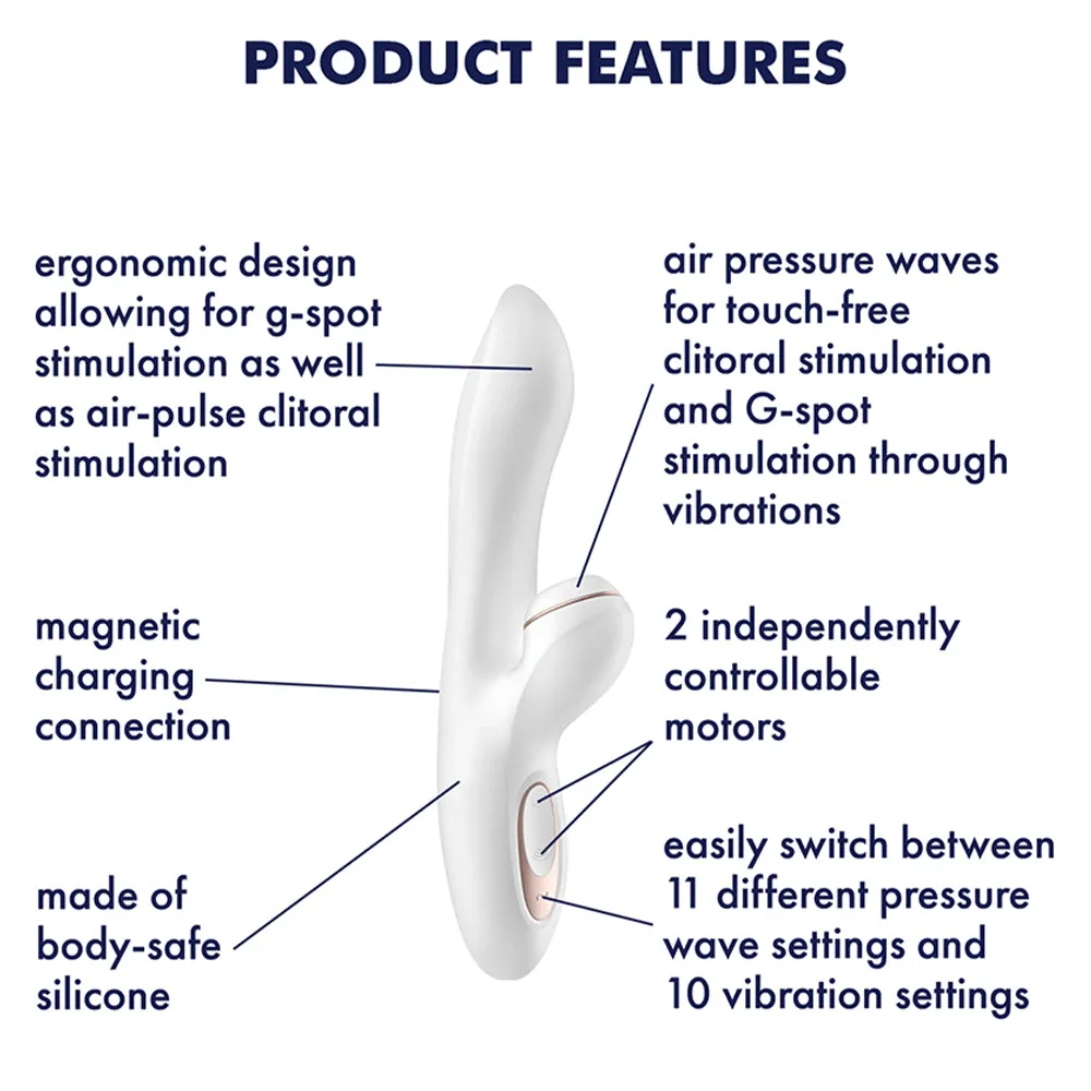 Satisfyer Pro  G-Spot Rabbit Clitoral Stimulator Clit Sucker Air Pulse Vibrator