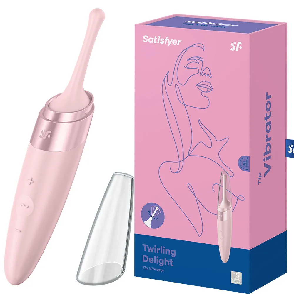 Satisfyer Twirling Delight Tip Clitoral Nipple Stimulator Vibrator Sex Toy