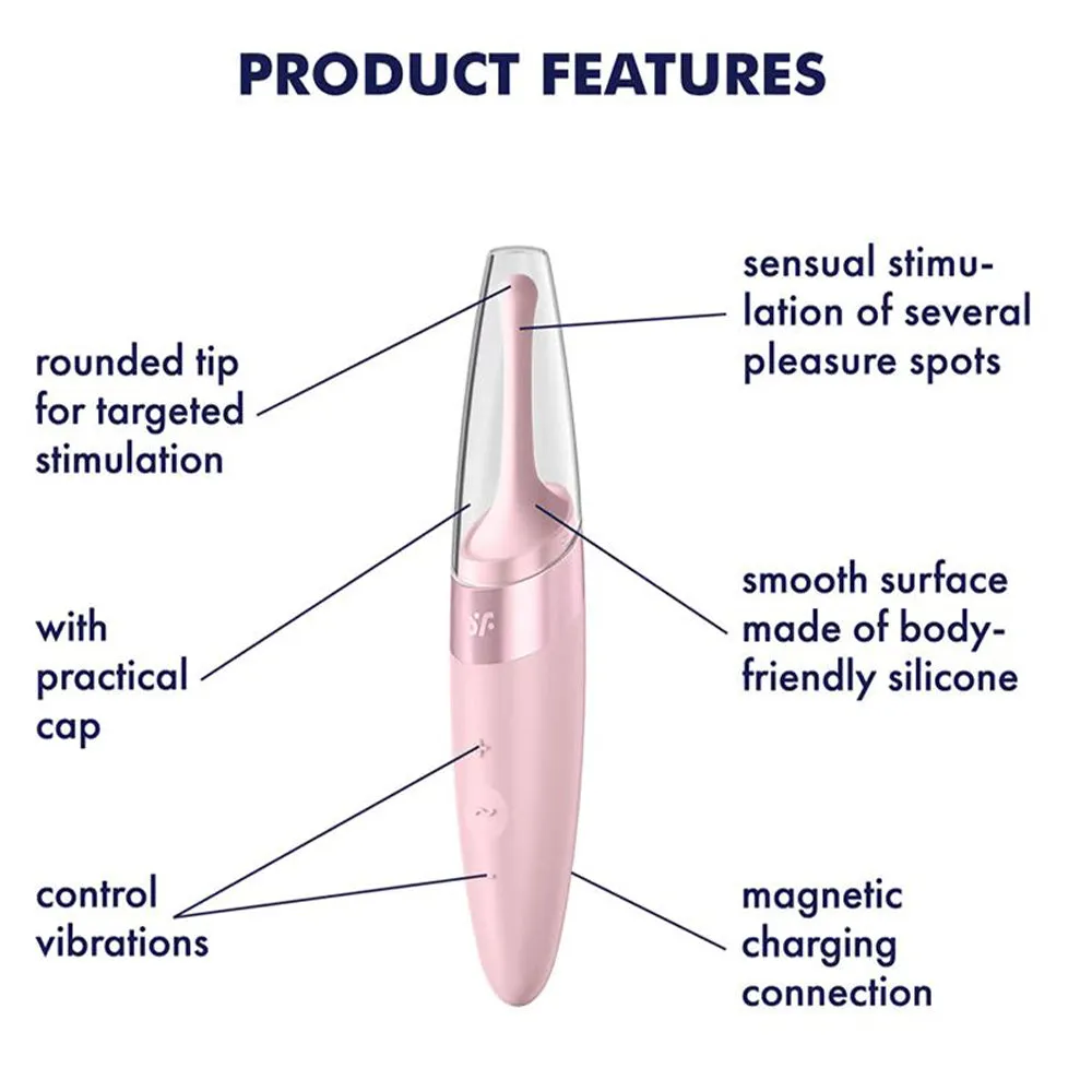 Satisfyer Twirling Delight Tip Clitoral Nipple Stimulator Vibrator Sex Toy