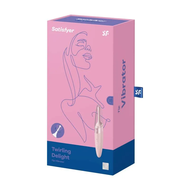 Satisfyer Twirling Delight Tip Clitoral Nipple Stimulator Vibrator Sex Toy