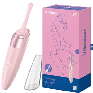 Satisfyer Twirling Delight Tip Clitoral Nipple Stimulator Vibrator Sex Toy