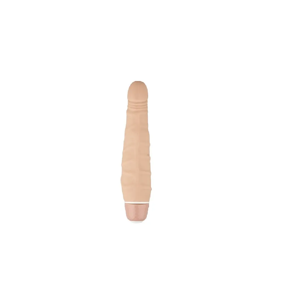 Seven Creations Silicone Classic Mini Flesh Veined Taper Vibrator