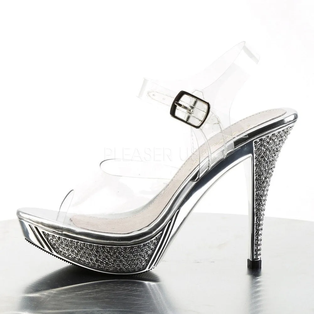 SS-ELEGANT-408 Sandal | Clear Vinyl