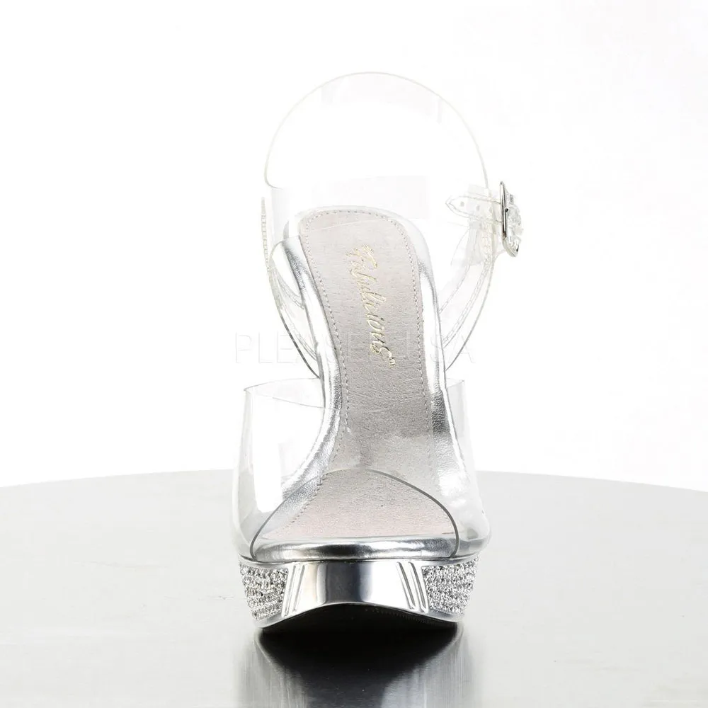 SS-ELEGANT-408 Sandal | Clear Vinyl