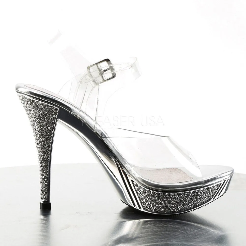 SS-ELEGANT-408 Sandal | Clear Vinyl